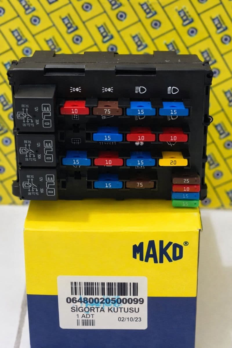 Mega Oto Tuning - MAKO Sigorta Kutusu – Röleli ve Çoklu Sigorta Yuvalı